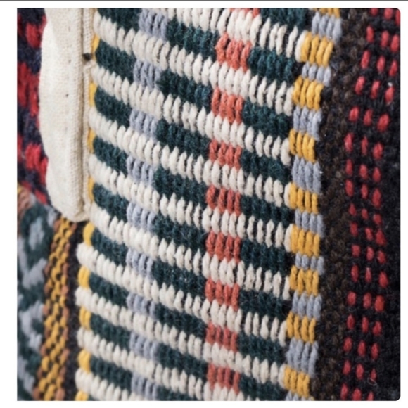 *Ruggine* Handmade Woven Ethnic Navajo Pattern Duffel Travel Bag - Picture 6 of 7